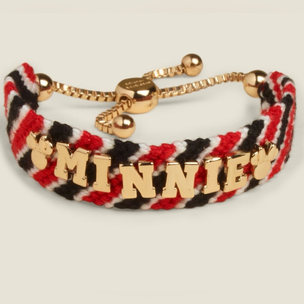 Disney Minnie Mouse Woven Friendship Bracelet